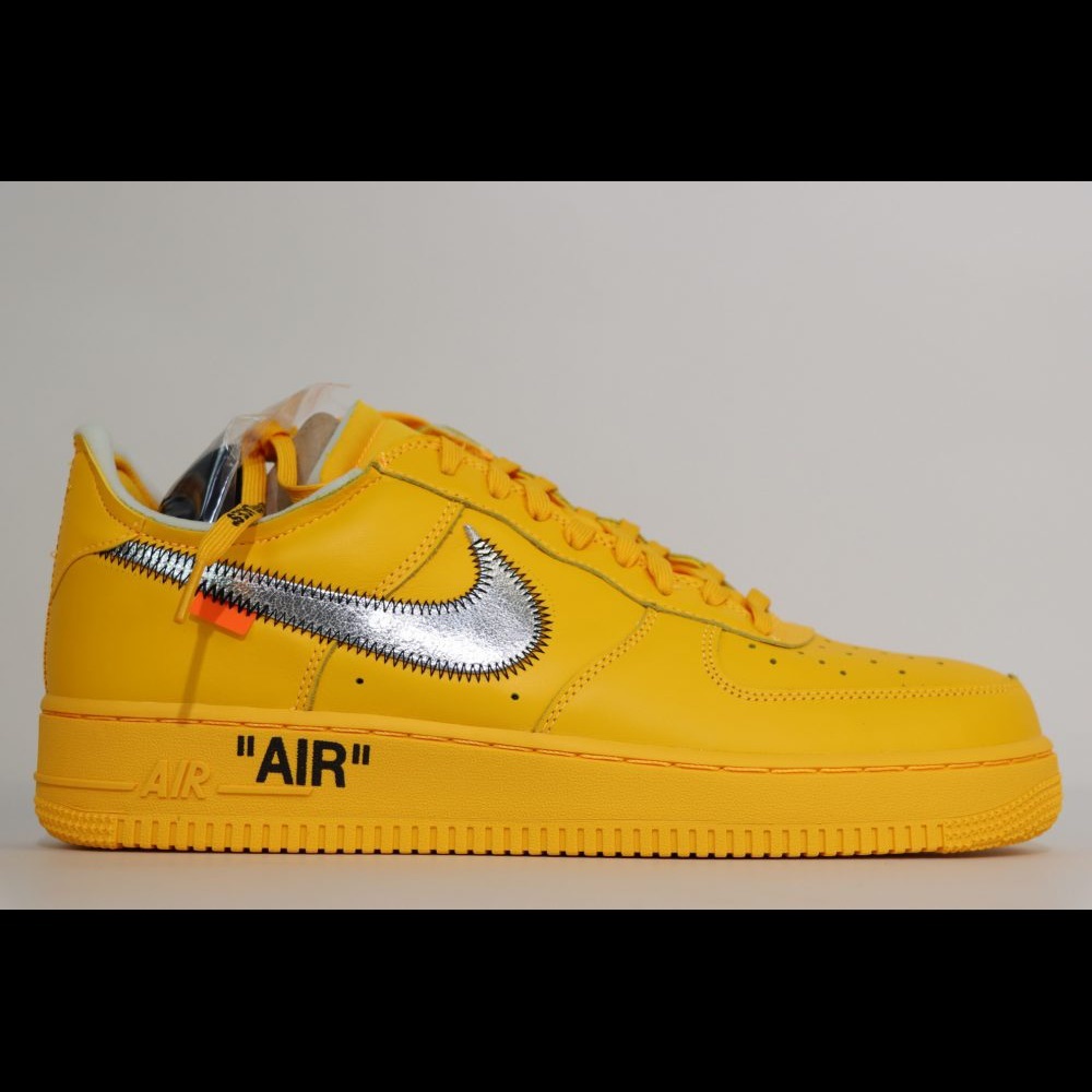 Off-White x Nk Air Force 1 University Gold